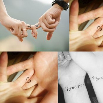 Presunción Cerebro continuar Anillos tatuados, tatuaje de compromiso para parejas o anillos de boda
